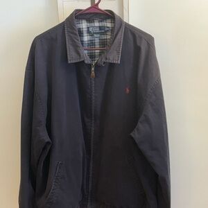 Polo by Ralph Lauren Men's Navy Harrington 90’s Jacket